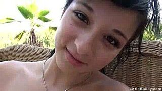 Hot Brunette Cutie Fingers Her Cunt Hard - porn video