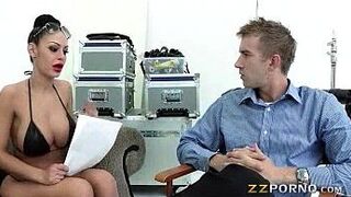 Enormous boobs Angelina Valentine screwed up and facialed - porn video