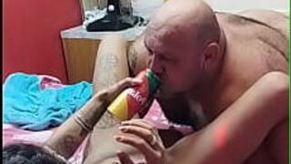 YOUNG GIRL LOVES WHEN CUM FALLS INTO HER TIGHT PUSSIES - porn video