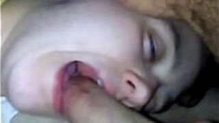 Cortany loving to suck my dick - porn video