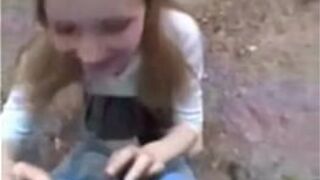 amateur outdoor blowjob - porn video