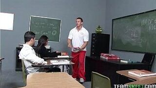 InnocentHigh Gia Steel hot small tits latina teen hardcore fucking - porn video