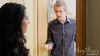 JoyBear Sexy wife Lou Charmelle enjoys a huge cock - porn video