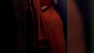 my friends mom changing her saree - porn video