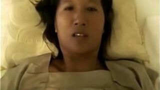 Asian wife with hairy pussy gets fucked - porn video