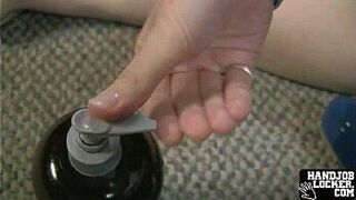 Blonde girl gets tit fucked - porn video